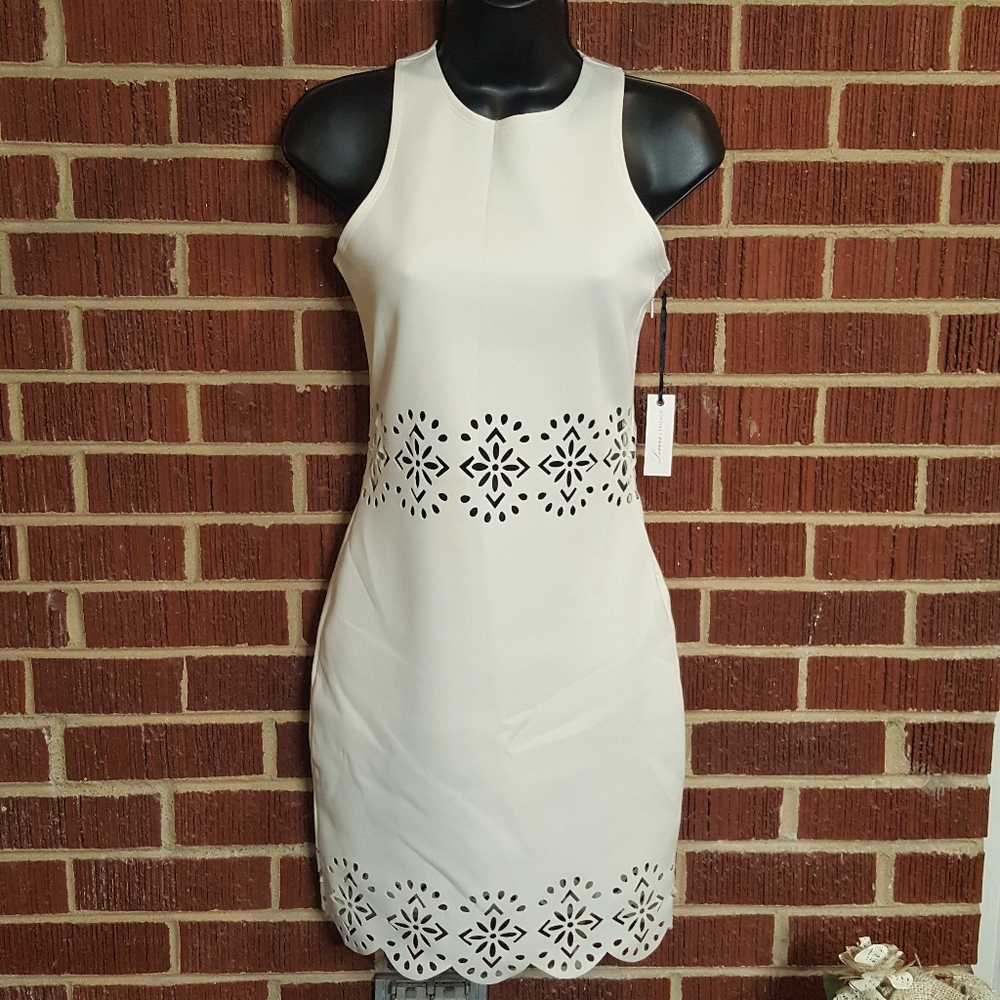 Lovers + Friends Scalloped Mini Bodycon Dress S